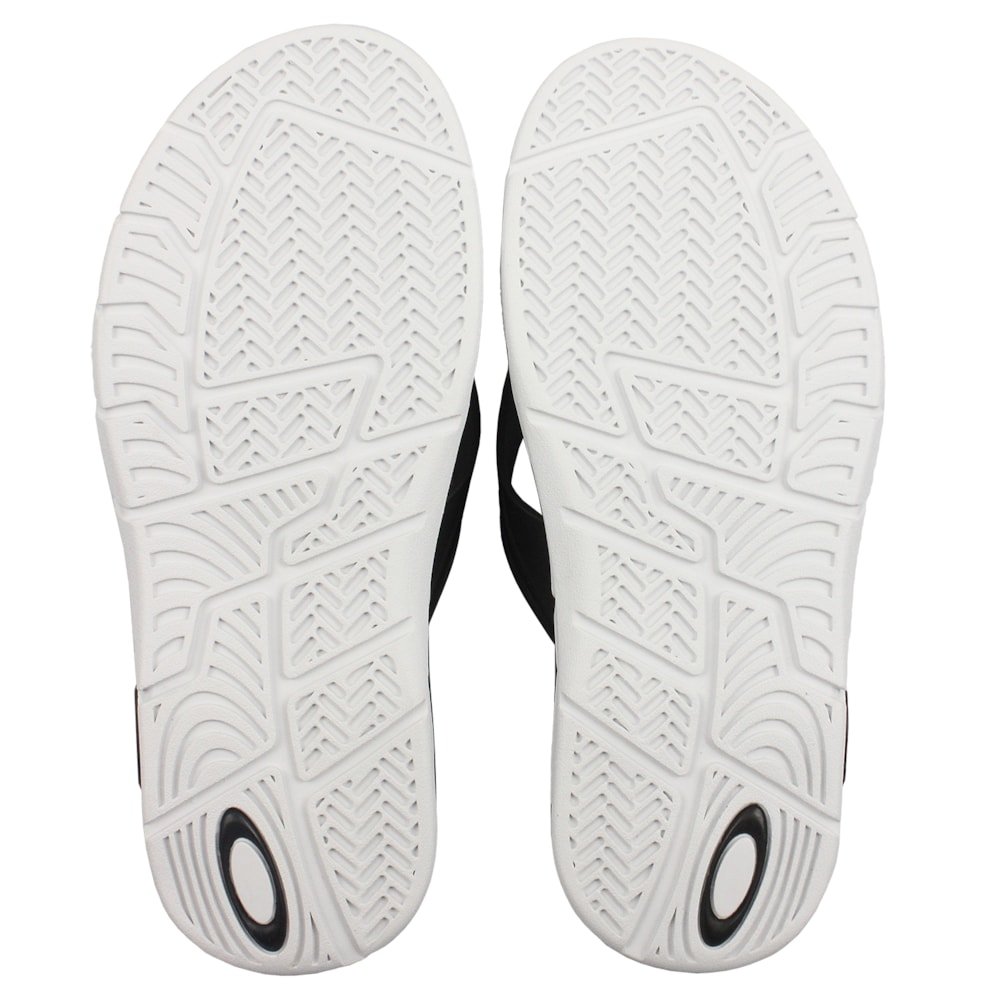Chinelo Oakley Crowd Jet Black Preto 5