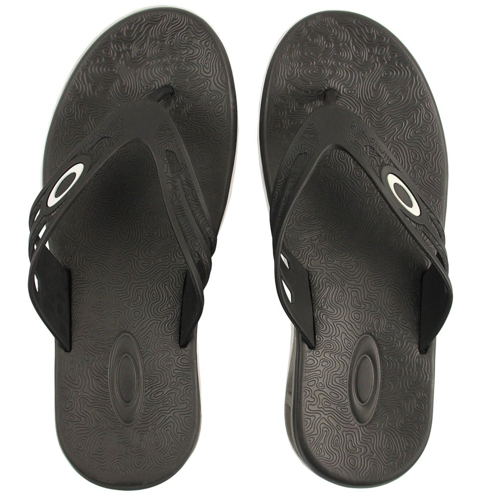 Chinelo Oakley Killer Point II White Black
