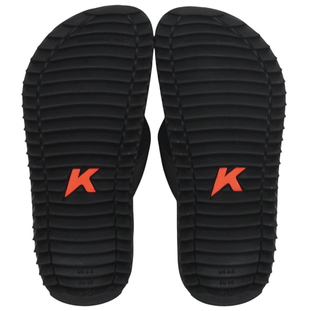 Chinelo Kenner Kivah Gold Preto Preto 5