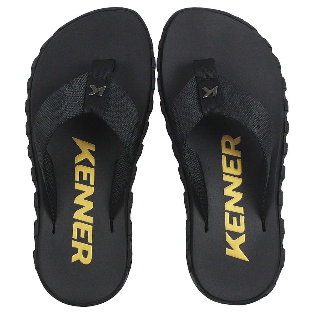 Chinelo Kenner Megah Preto Preto 1