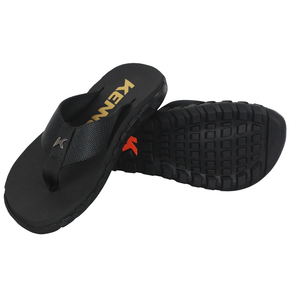 Chinelo Kenner Megah Preto Preto 3