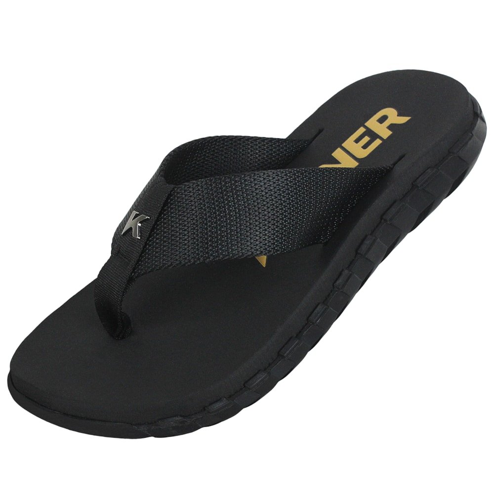 Chinelo Kenner Megah Preto Preto 4