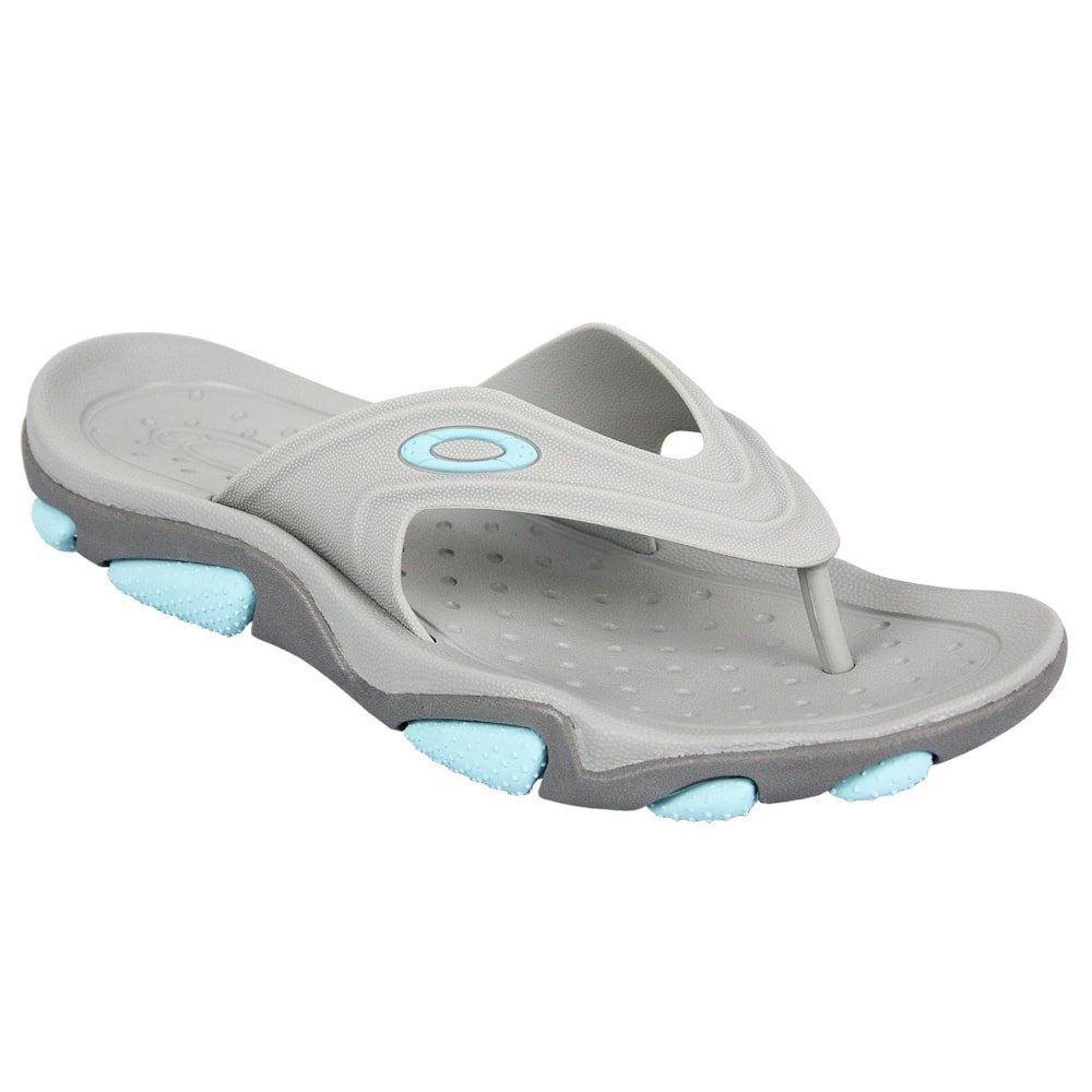 Chinelo Oakley Titan Stone Grey Cinza 3