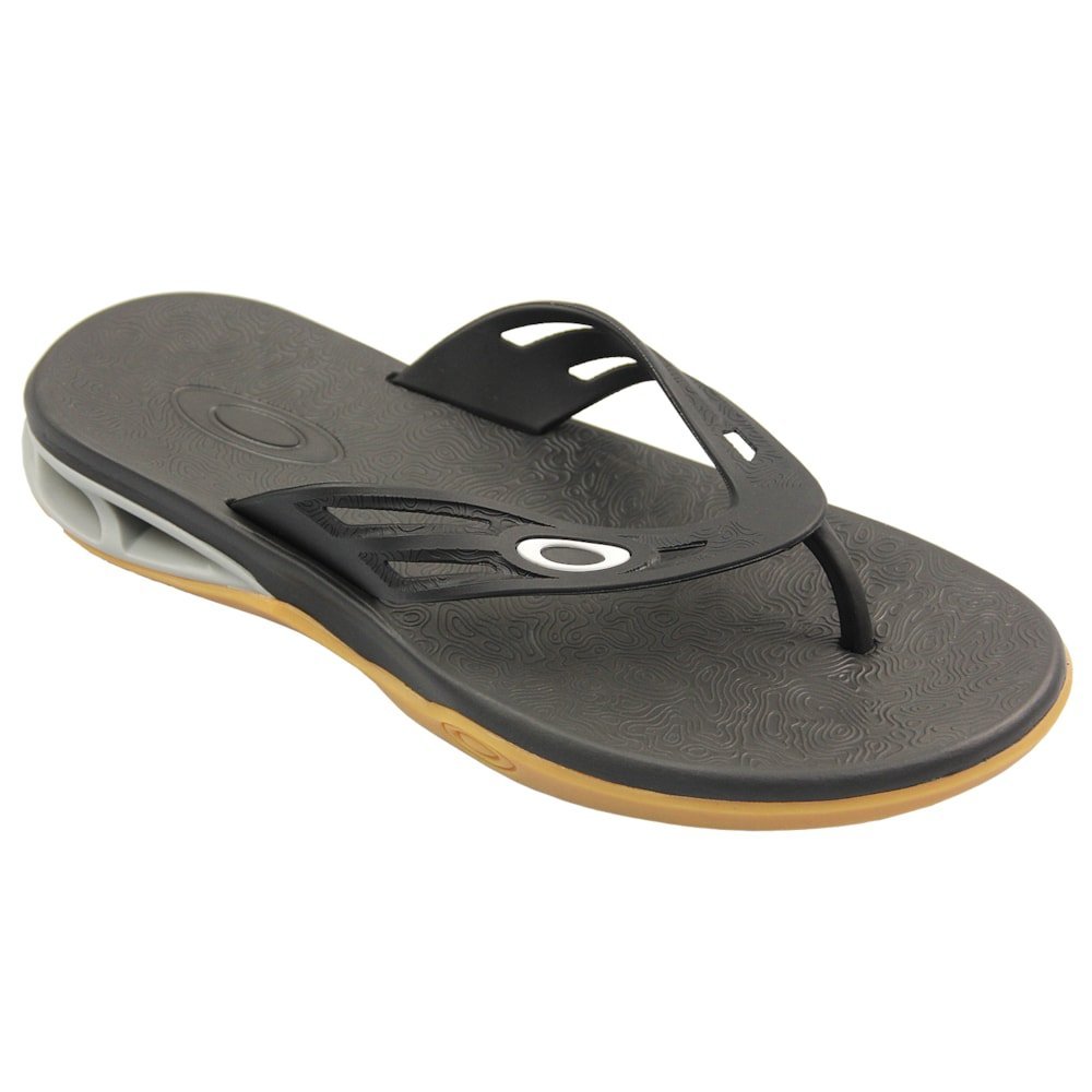 Chinelo Oakley Killer Point II Black Gum Preto 2