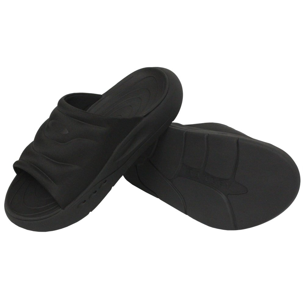 Chinelo Oakley Studio Slide Blackout Preto 3