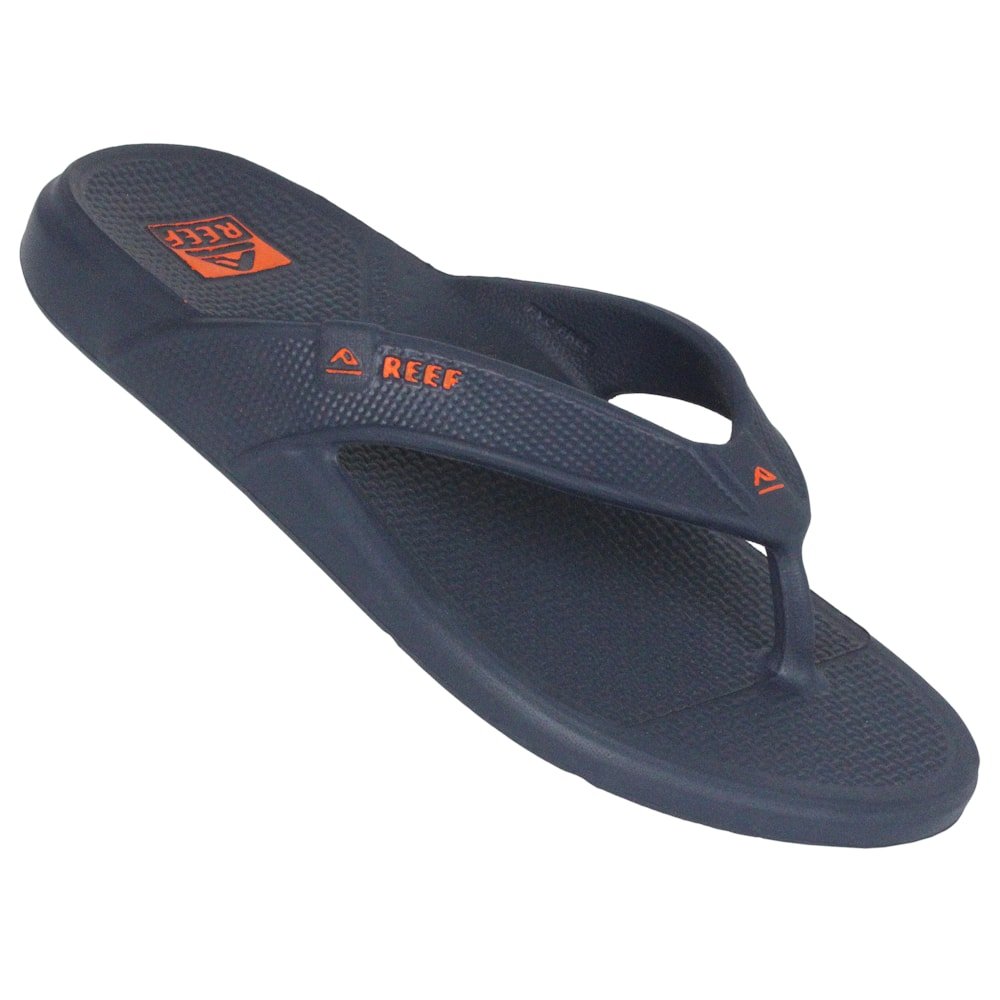 Chinelo Reef Oasis Navy Orange Azul 2