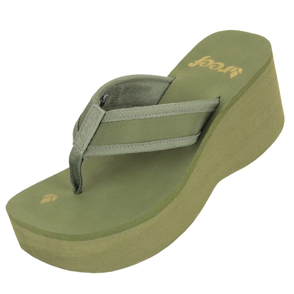Chinelo Reef Liv Screen Olive Verde 3