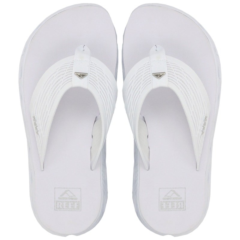 Chinelo Reef Vision White Silver Branco 1