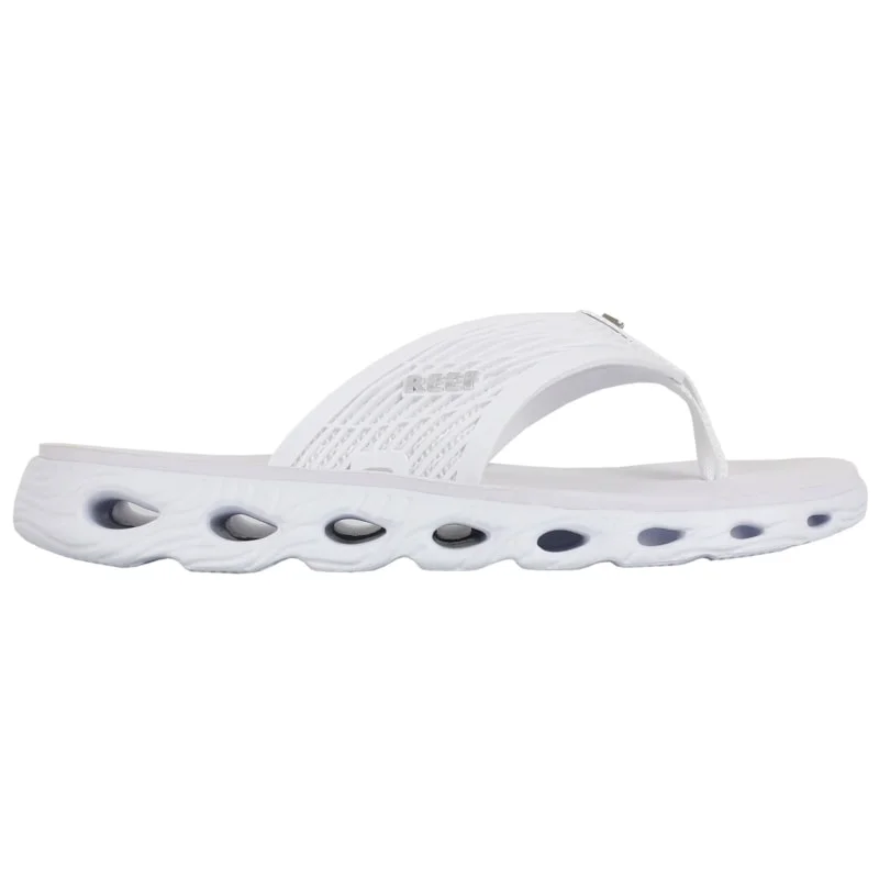 Chinelo Reef Vision White Silver Branco 5