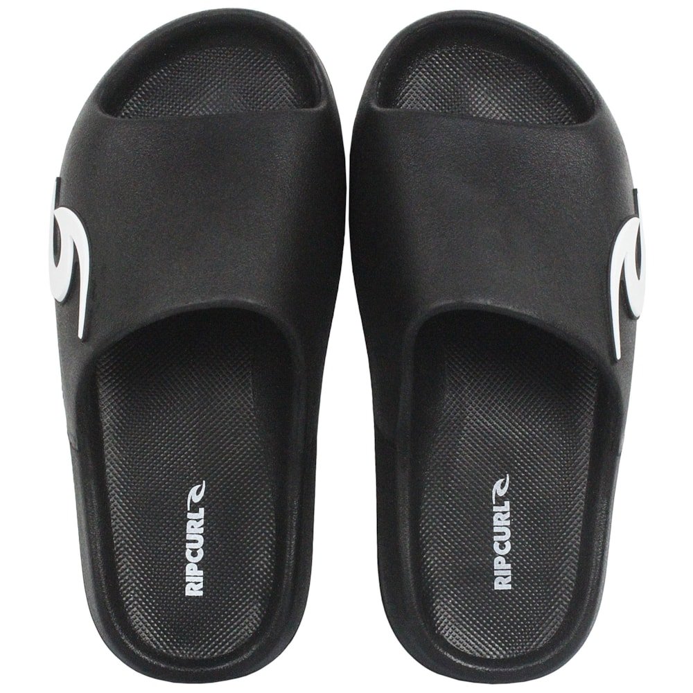 Chinelo Rip Curl Slide On Wave Icons Black