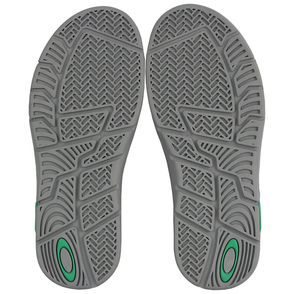 Chinelo Oakley Crowd B1B Gray Green Cinza 5
