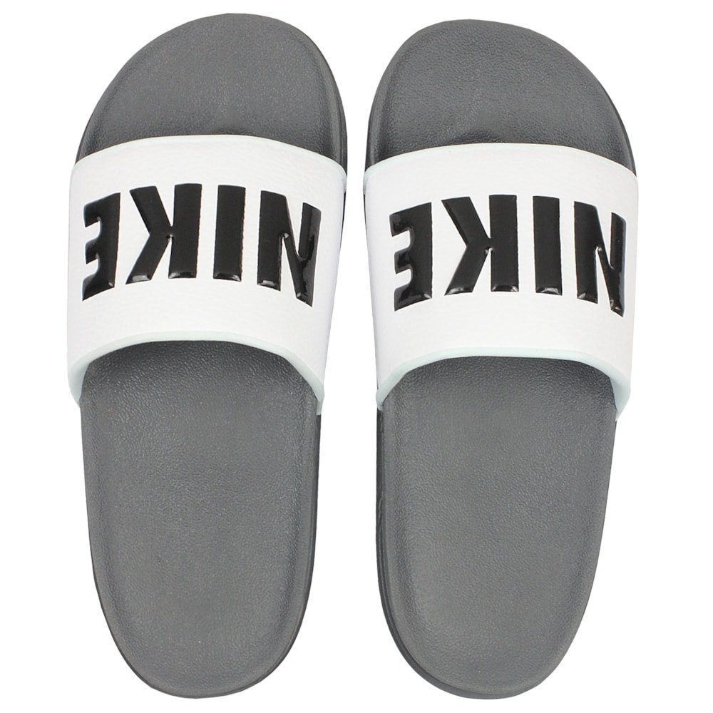 Chinelo Nike Offcourt Slide Dark Grey Black White