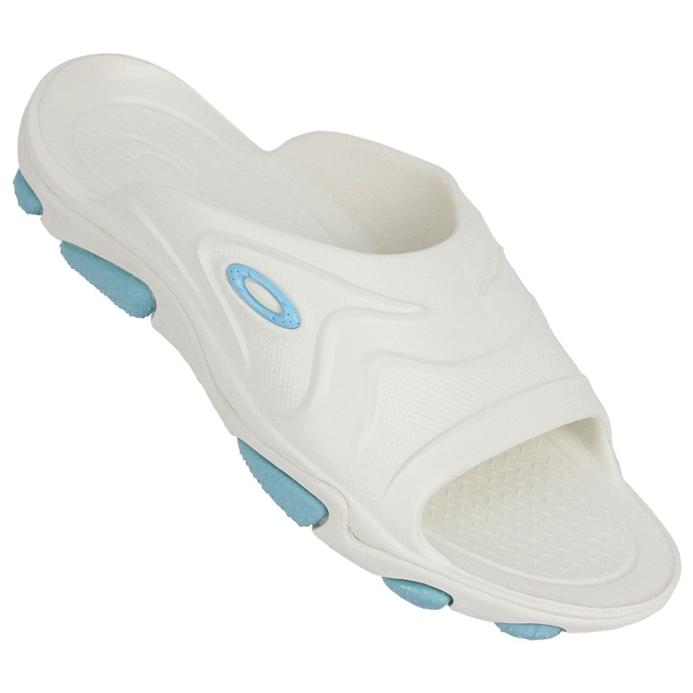 Chinelo Oakley Titan Slide Mystic Blue Branco 2