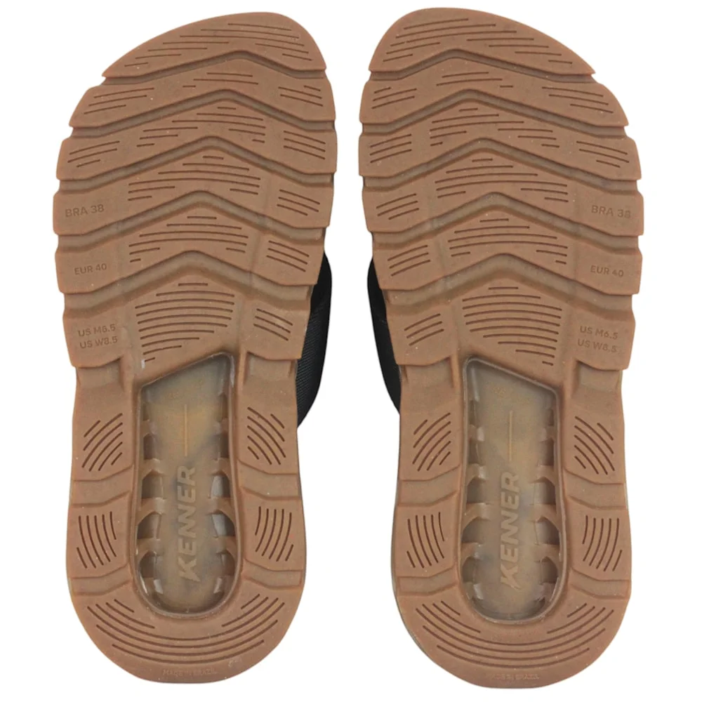 Chinelo Kenner Rakka Crepe Preto Preto 5