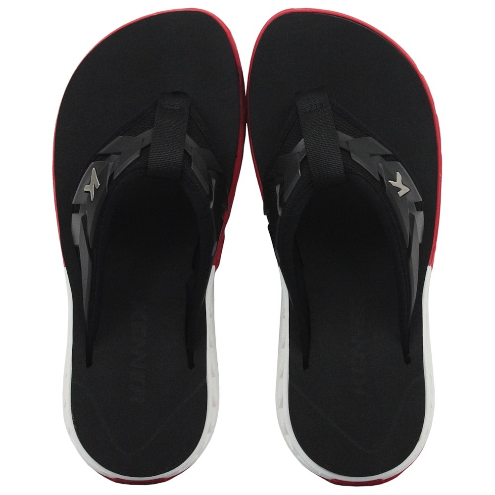 Chinelo Kenner Rakka Ultra Force Black White Red
