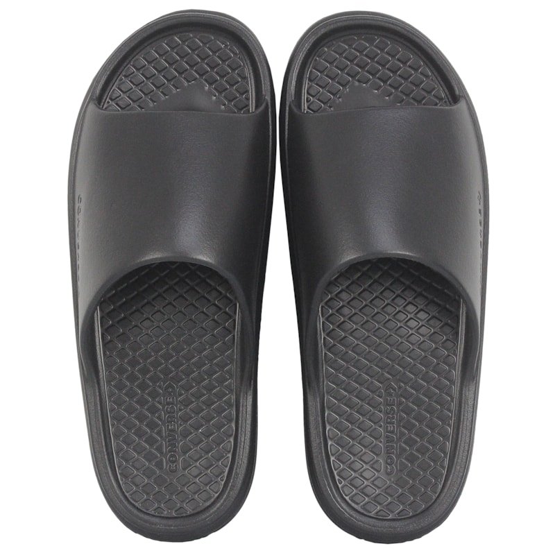 Chinelo Converse Slide On Essential Preto Preto Preto