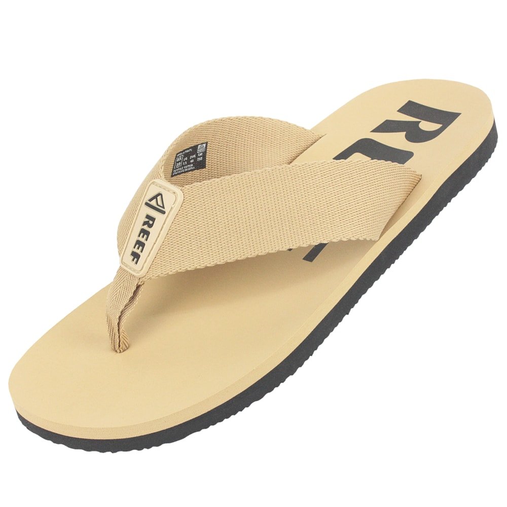 Chinelo Reef Smoothy Beige Bege 4