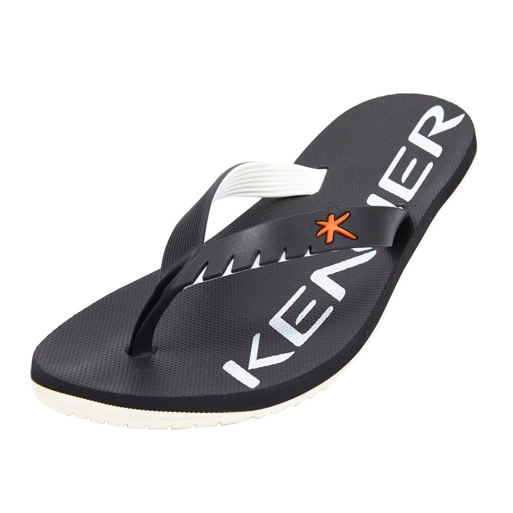 Chinelo Kenner Red Branco e Preto Preto 2