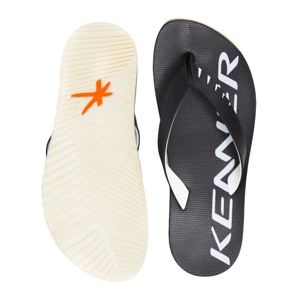 Chinelo Kenner Red Branco e Preto Preto 3