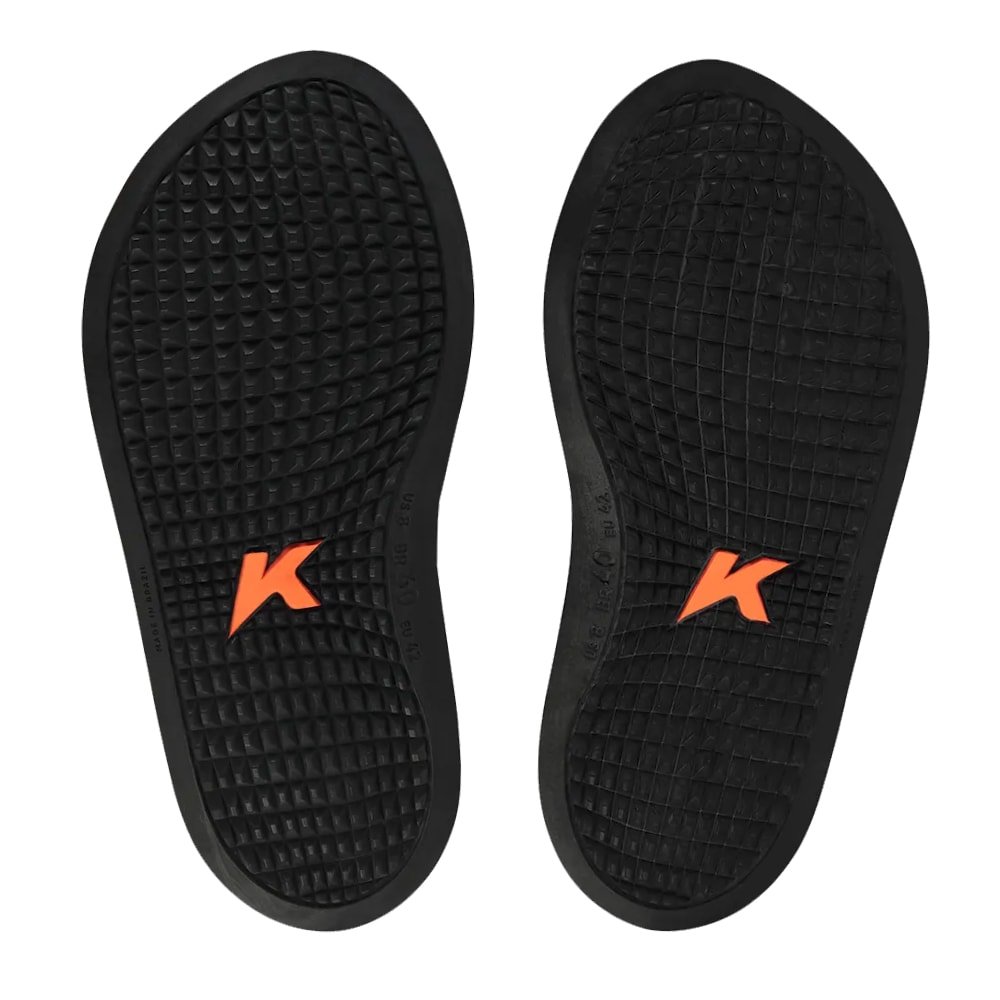 Chinelo Kenner Legend Pro Preto Laranja Preto 4