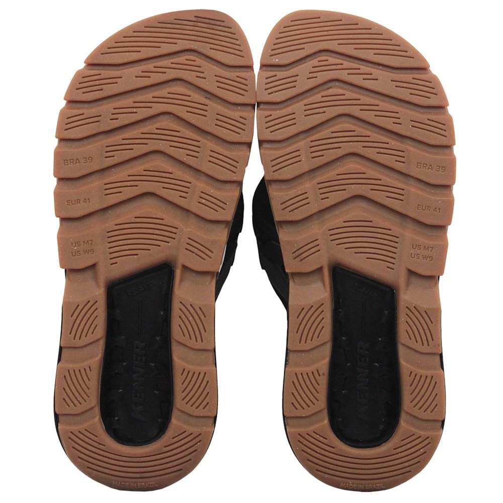 Chinelo Kenner Rakka Ultra Force Black White Gum Branco 4