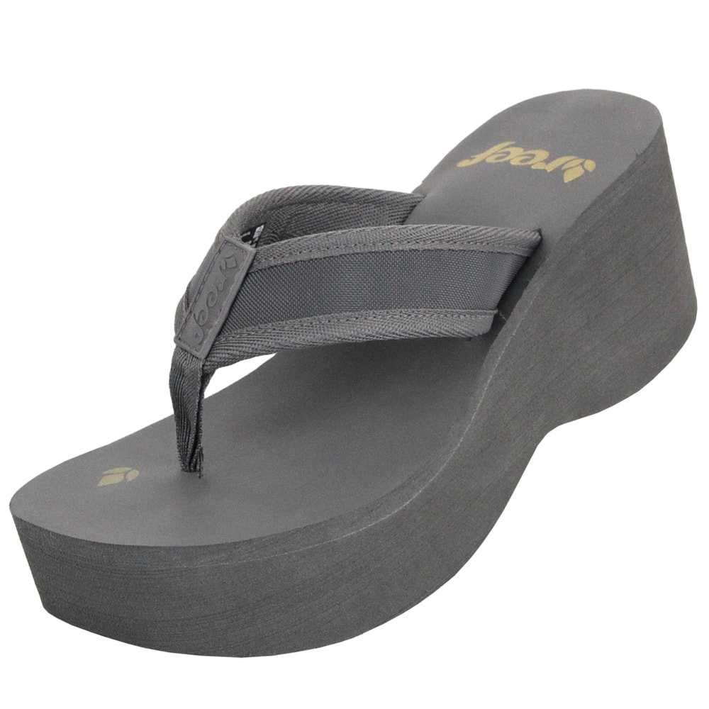 Chinelo Reef Liv Screen Dark Grey Cinza 3