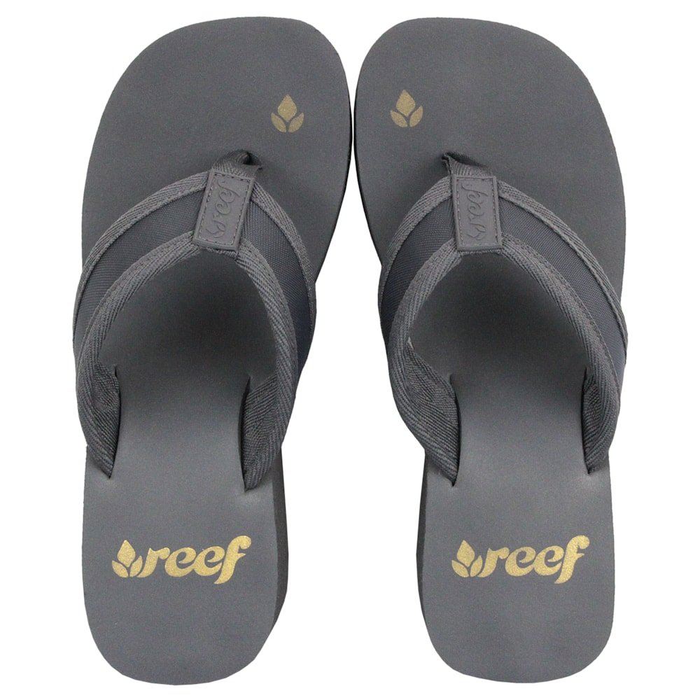 Chinelo Reef Liv Screen Dark Grey Cinza 5