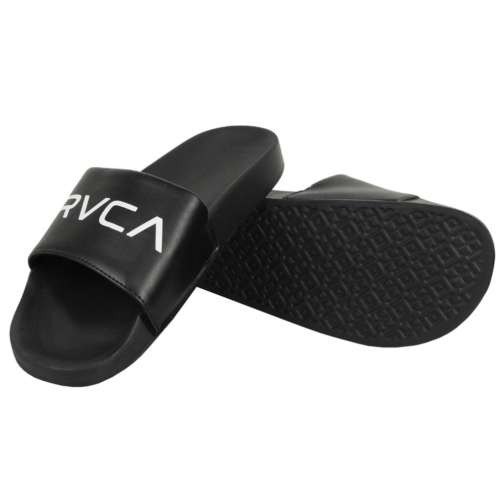 Chinelo RVCA Slide Black Preto 3
