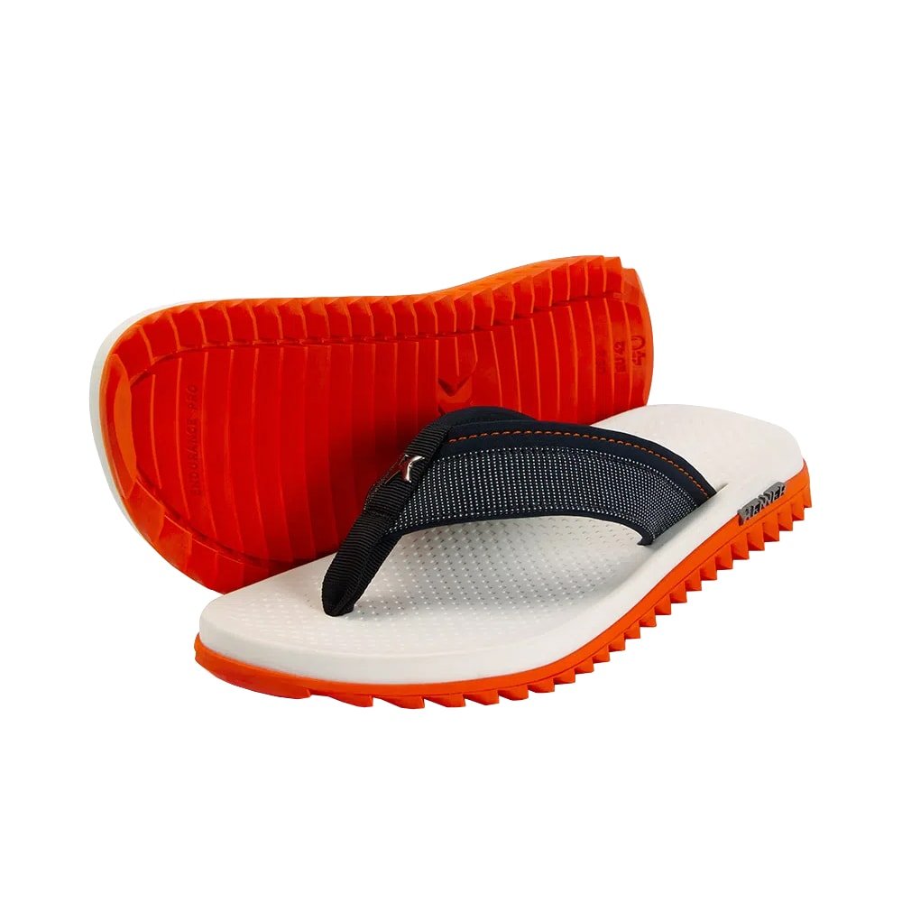 Chinelo Kenner Kivah Pro 2 Branco e Laranja Branco 2