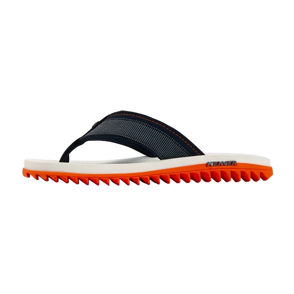Chinelo Kenner Kivah Pro 2 Branco e Laranja Branco 3