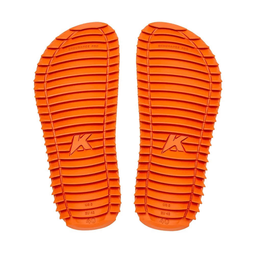 Chinelo Kenner Kivah Pro 2 Branco e Laranja Branco 4