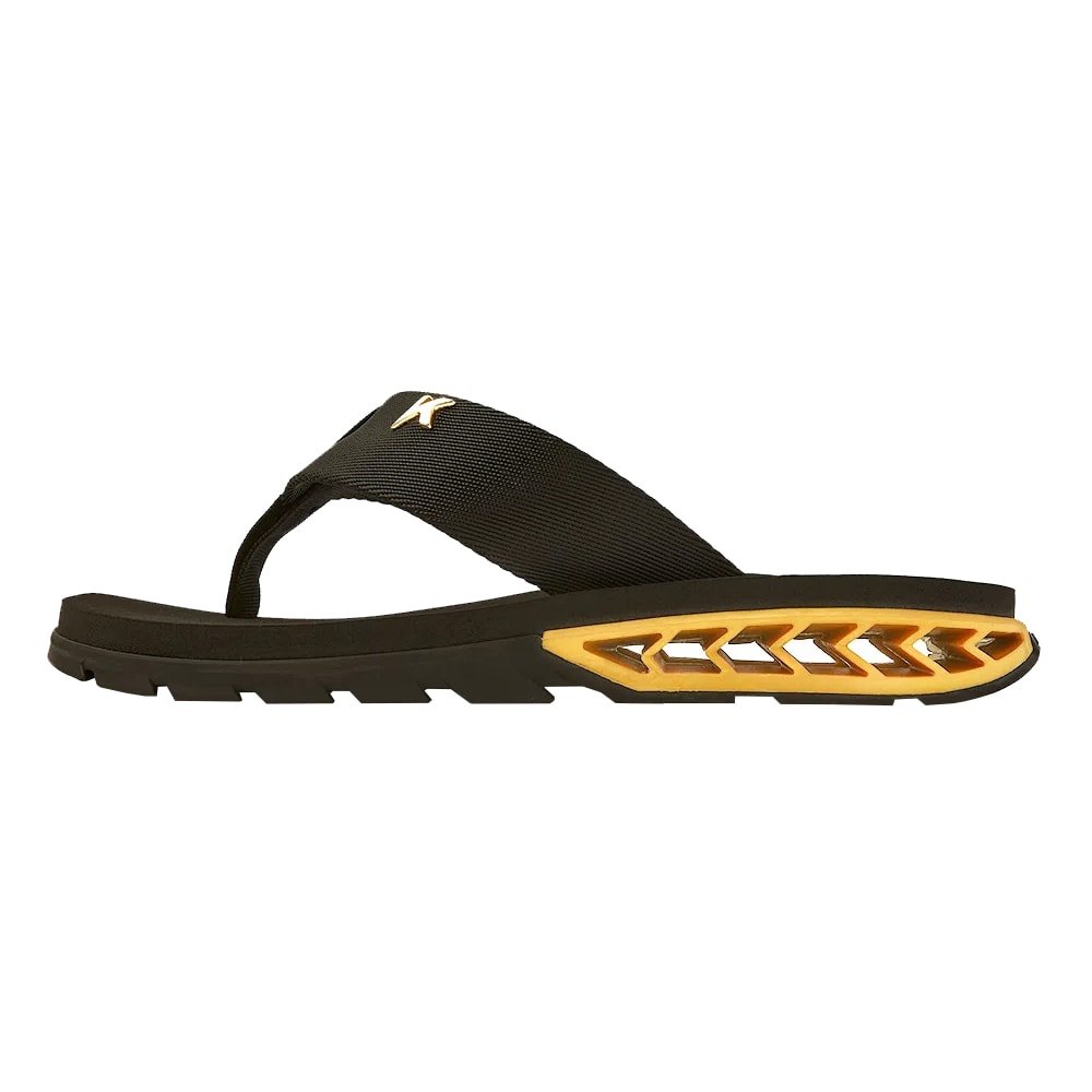 Chinelo Kenner Rakka Preto e Dourado Preto 3