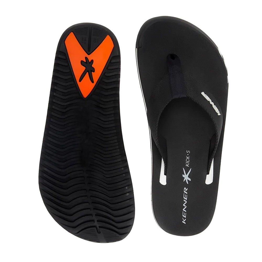 Chinelo Kenner Kick-S Arrow Black Preto 3
