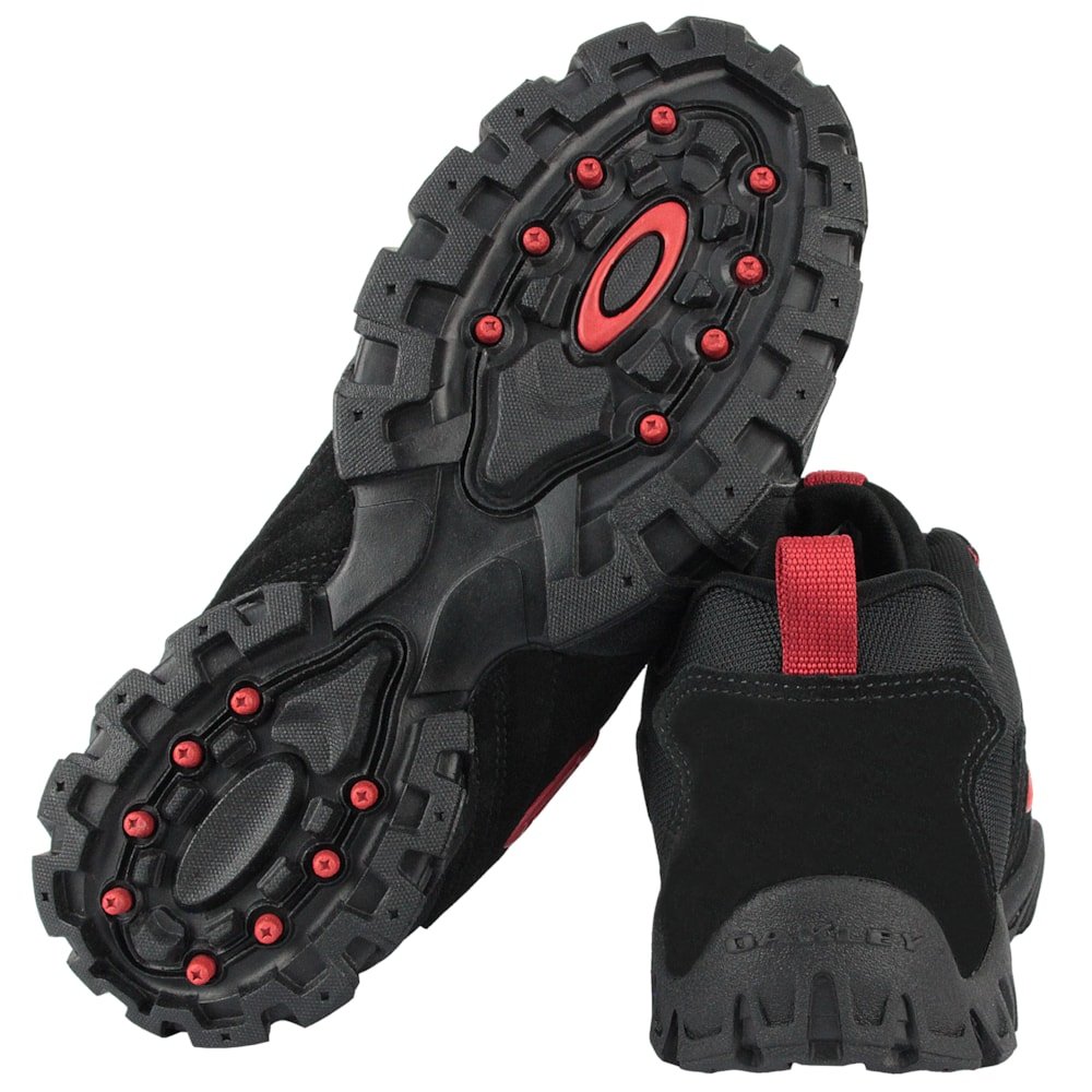 Tênis Oakley Attack Black Red Preto 4