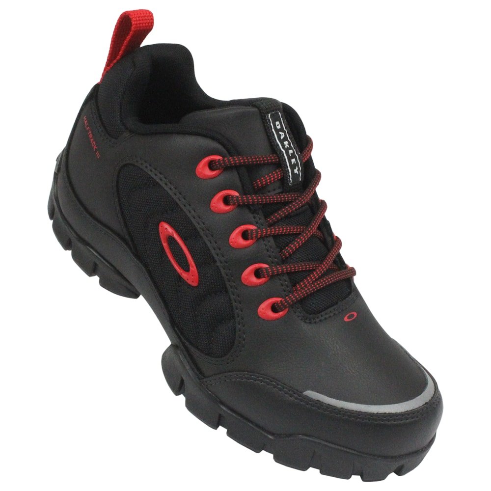 Tênis Oakley Halftrack Low III Black Red Preto 2