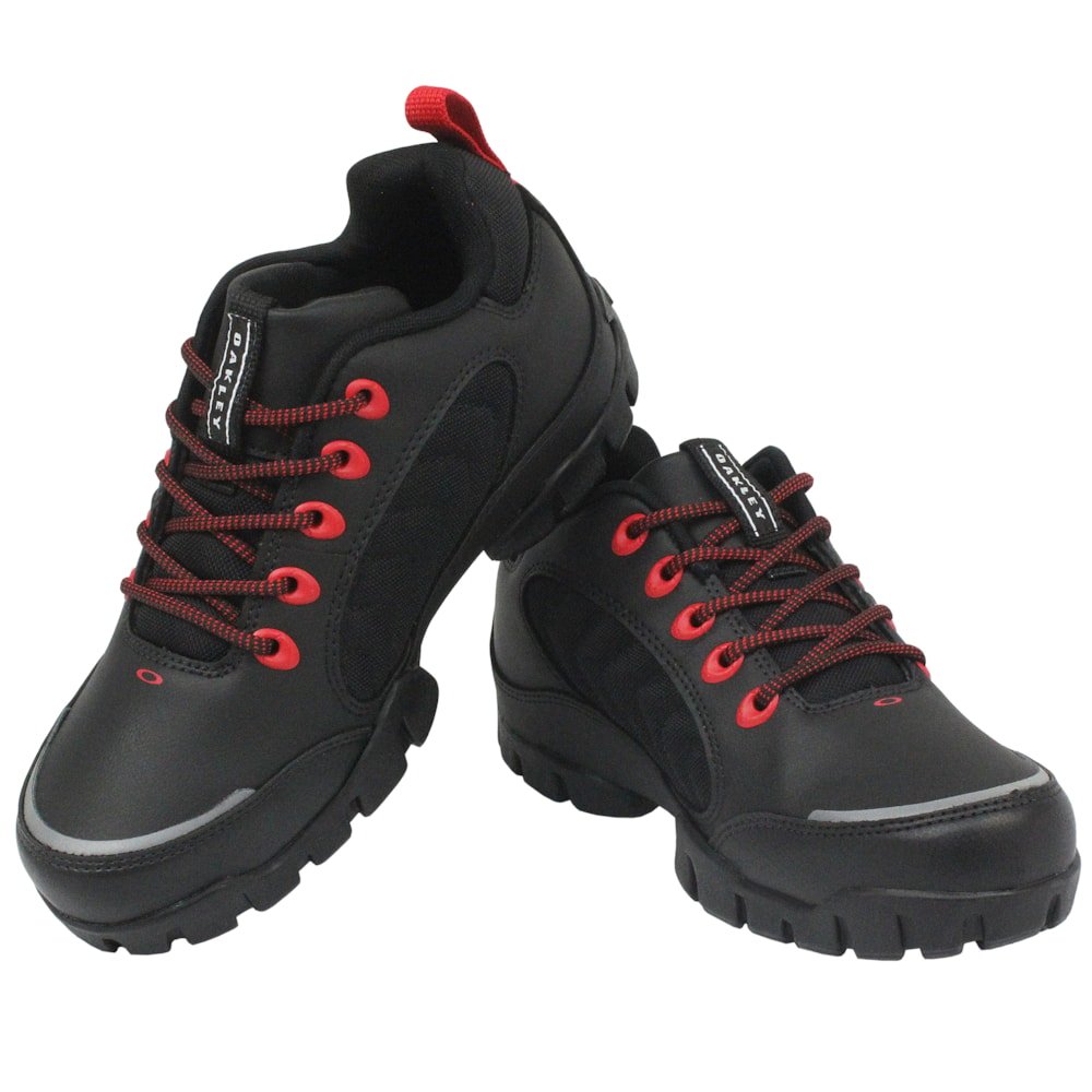 Tênis Oakley Halftrack Low III Black Red Preto 3