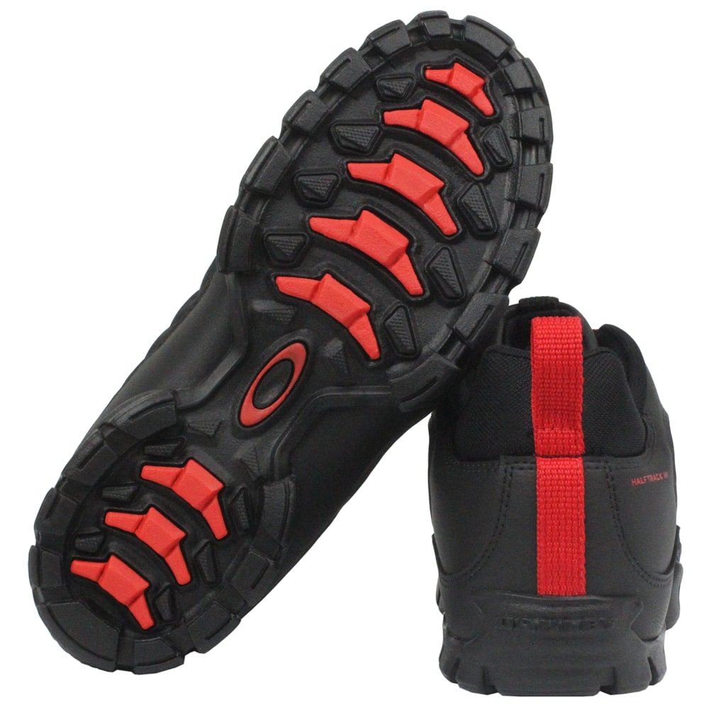 Tênis Oakley Halftrack Low III Black Red Preto 5