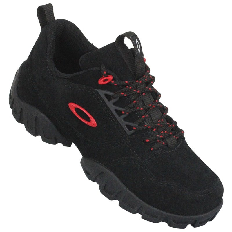 Tênis Oakley Anorak Black Red Preto 2