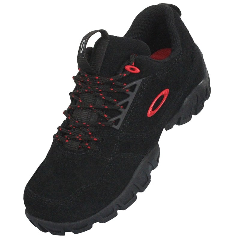 Tênis Oakley Anorak Black Red Preto 4