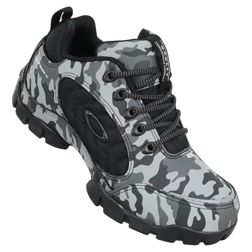 Tênis Oakley Halftrack Low III Jet Black Camo Preto 2