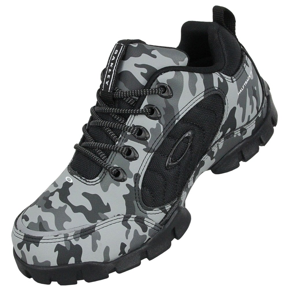 Tênis Oakley Halftrack Low III Jet Black Camo Preto 4