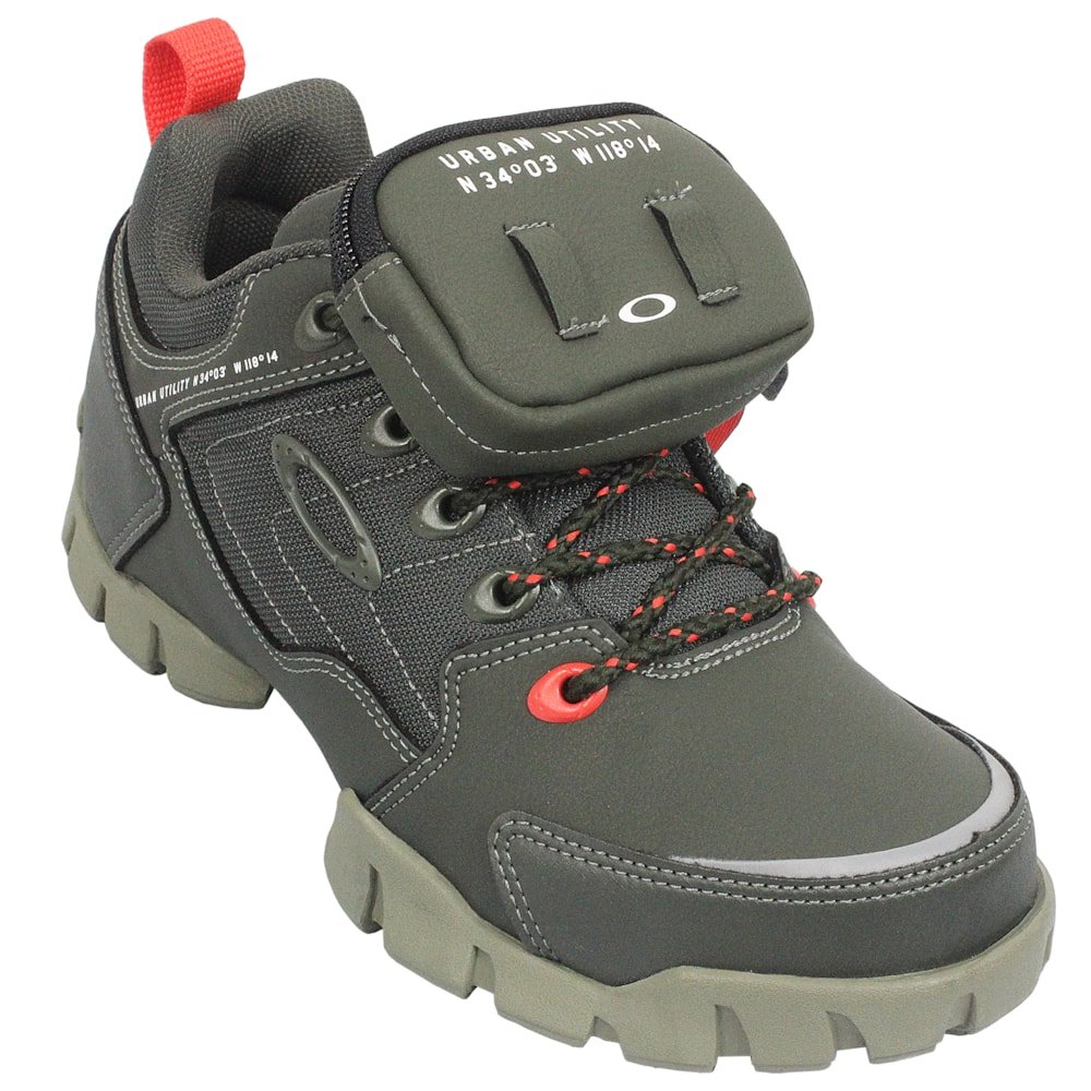 Tênis Oakley Halftrack Low II Urban Utility Herb Cinza 2