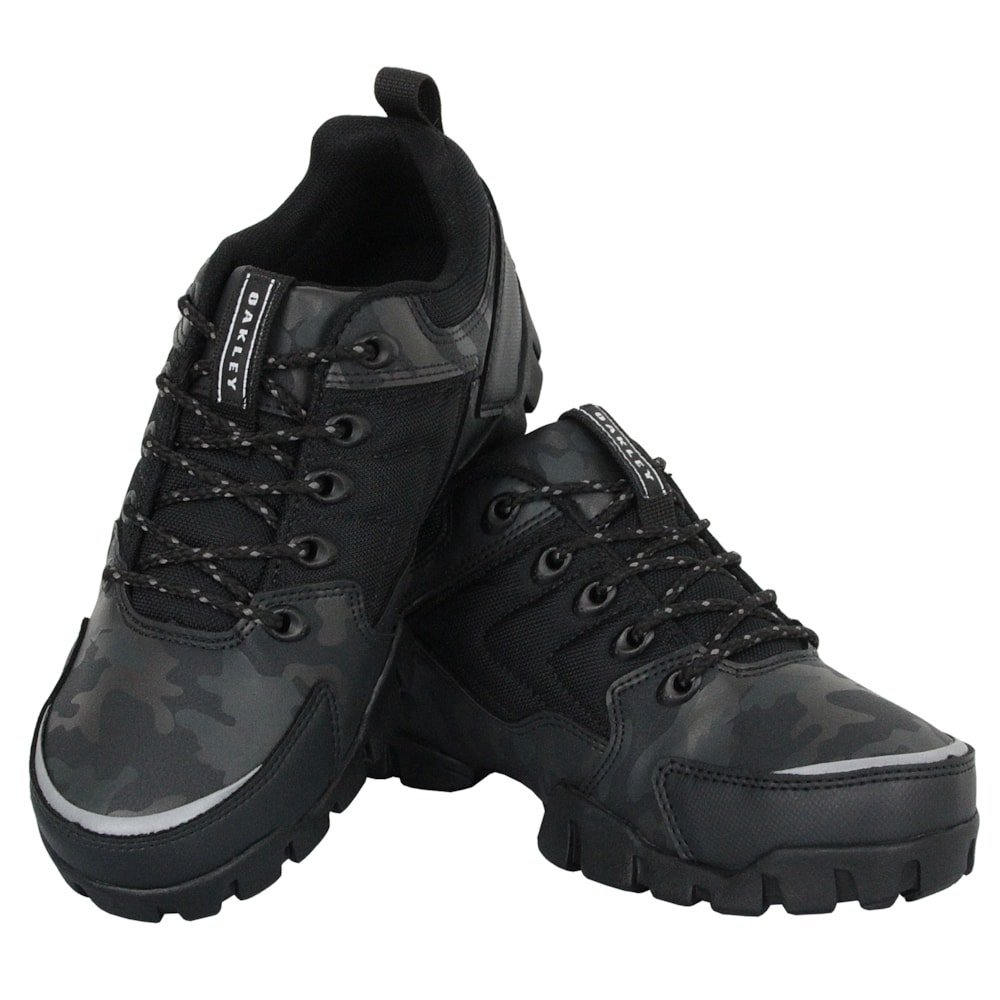 Tênis Oakley Halftrack Low II Jet Black Camo Preto 2