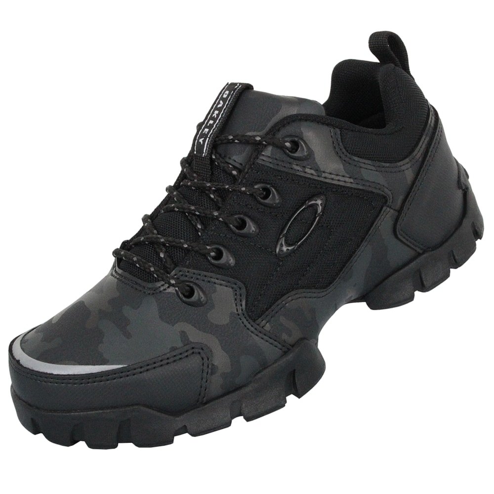 Tênis Oakley Halftrack Low II Jet Black Camo Preto 3