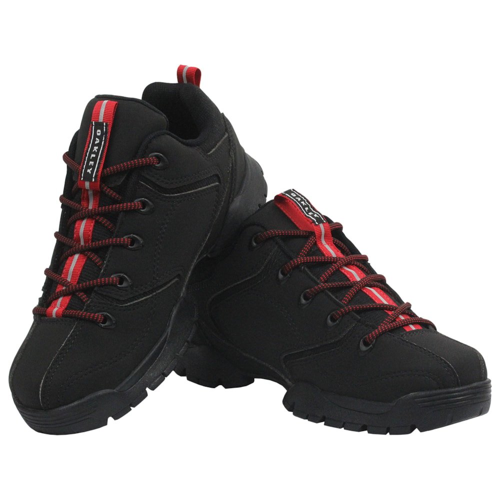 Tênis Oakley Flak 365 II Lite Black Red Preto 2