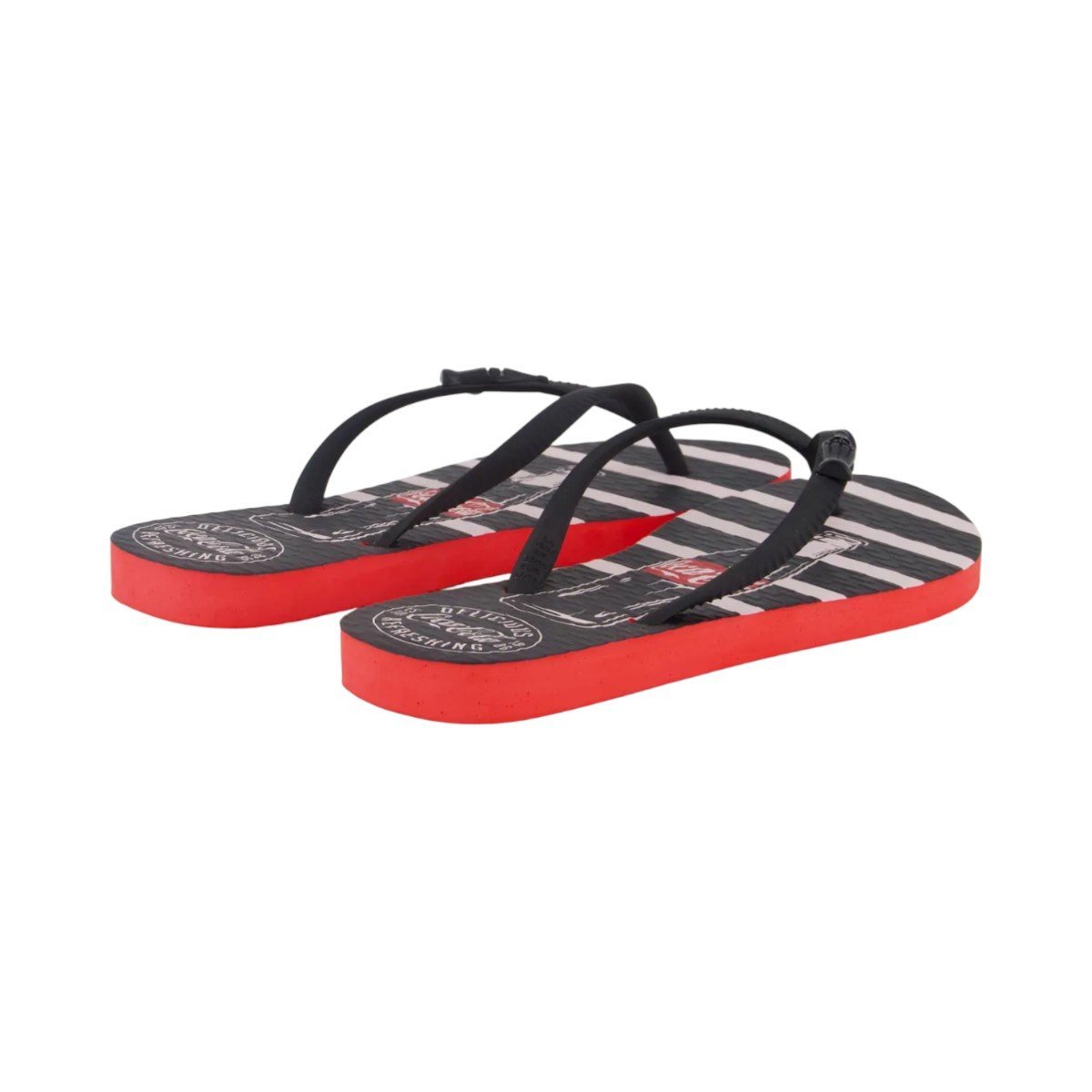 Chinelo Coca Cola Delicious Feminino Preto/Vermelho 3
