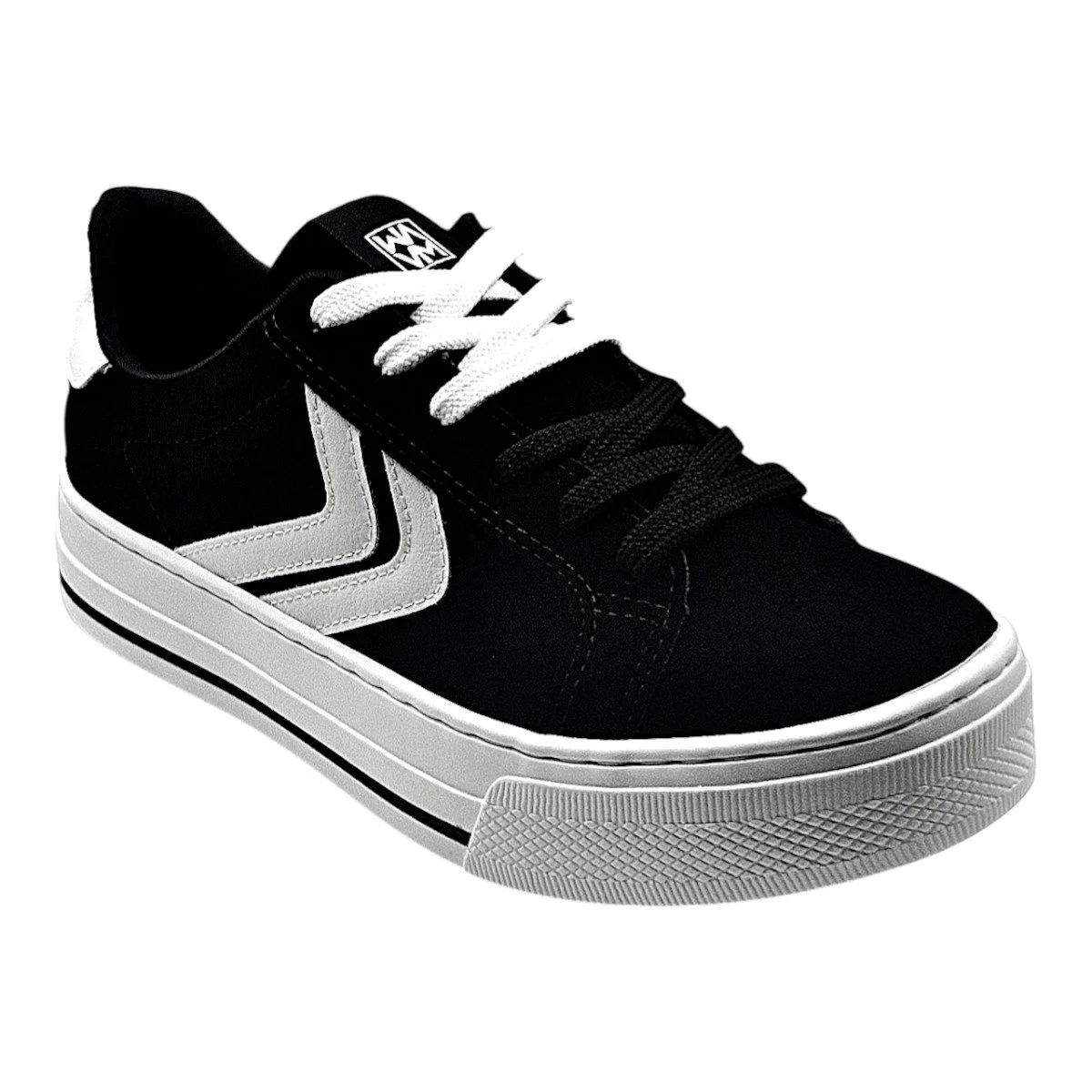 Tênis Casual Via Marte 027-025-02 Feminino Preto/Branco 3