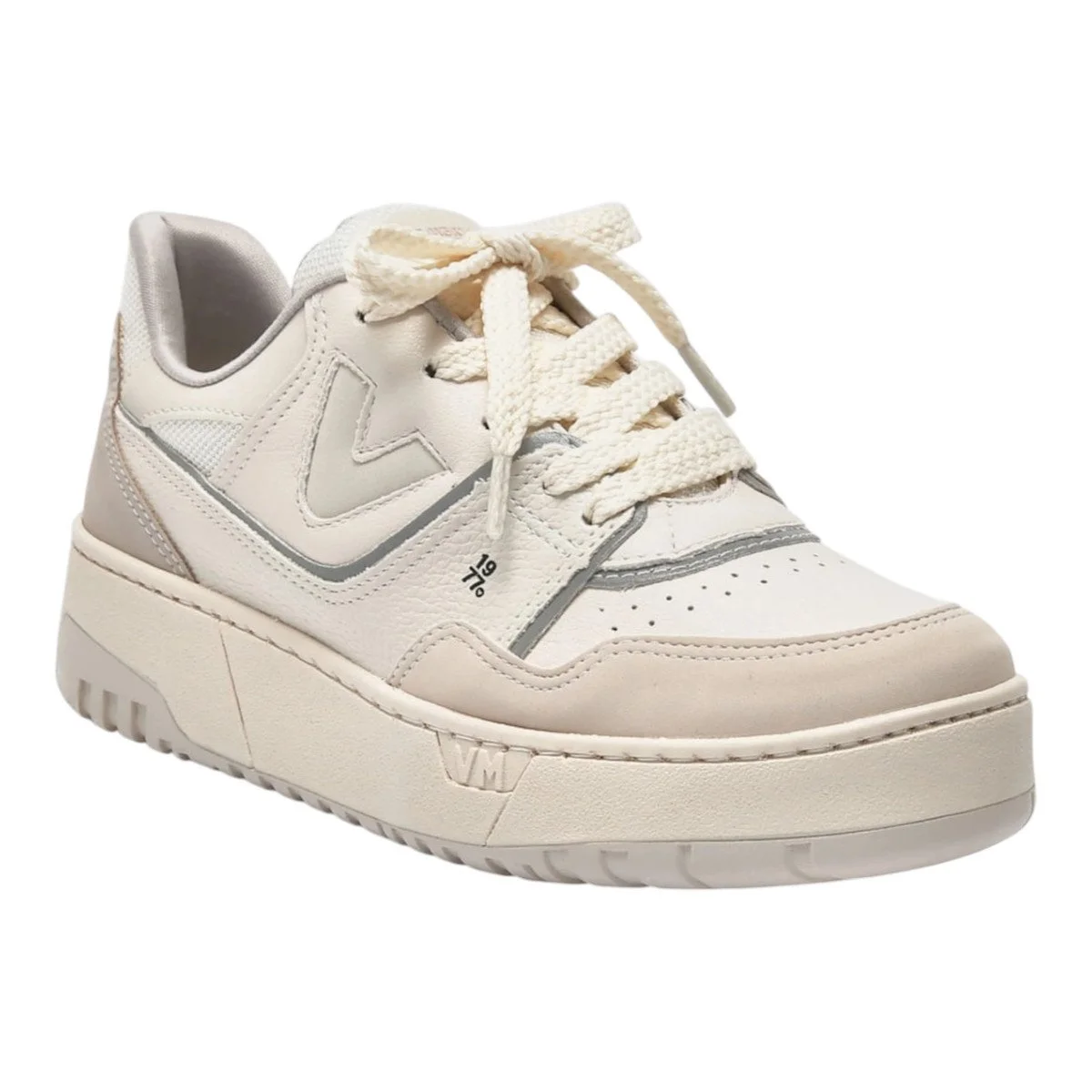 Tênis Casual Via Marte 042-022-18 Feminino Bege/Marfim 2