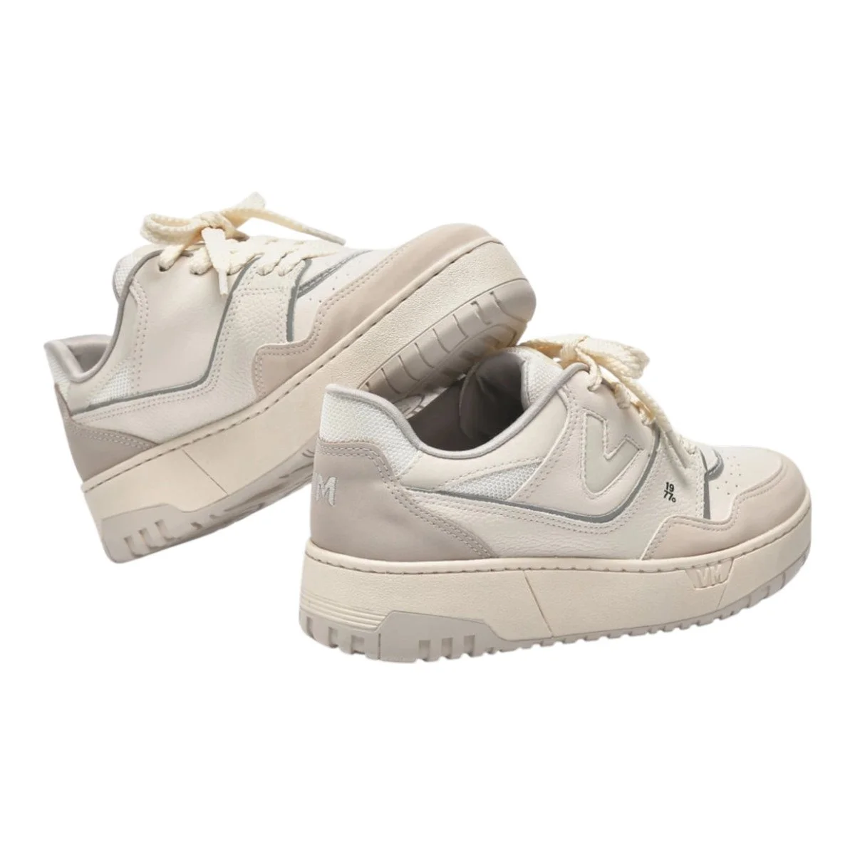 Tênis Casual Via Marte 042-022-18 Feminino Bege/Marfim 3