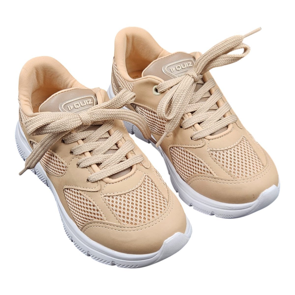 Tenis Quiz New Mestico Mash Feminino Bege 2